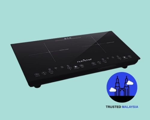 NutriChef Portable Dual 120V Electric Induction Cooker Cooktop_Induction Cooktops_trustedmalaysia