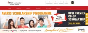 UCSI University's Homepage