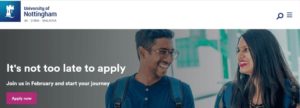 University of Nottingham's Homepage