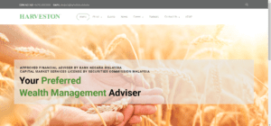 Harveston Wealth Management's Homepage