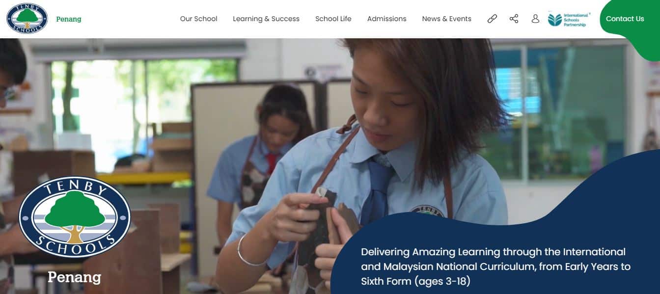 Tenby Schools Penang's Homepage