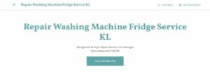 Repair Washing Machine Fridge Service KL's Homepage