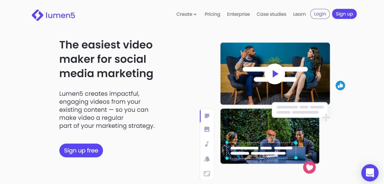Lumen5's Homepage