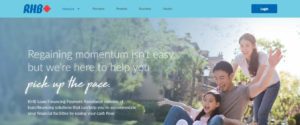 RHB Bonus Saver Account's Homepage