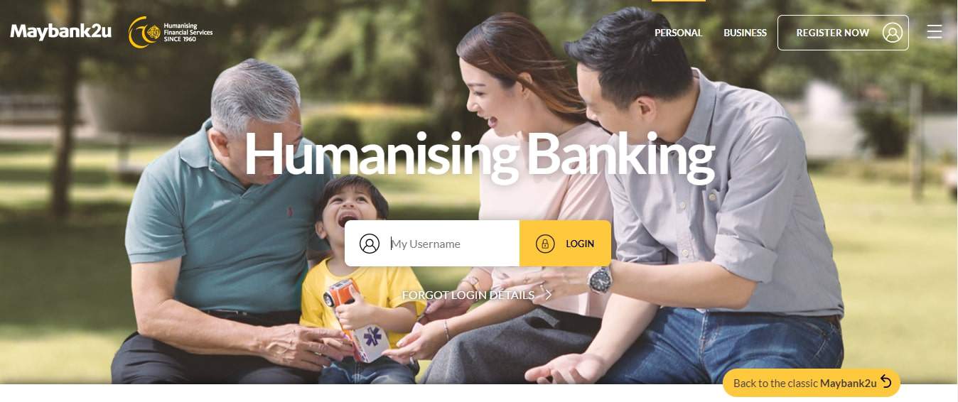 Maybank2u SME Clean Loan's Homepage