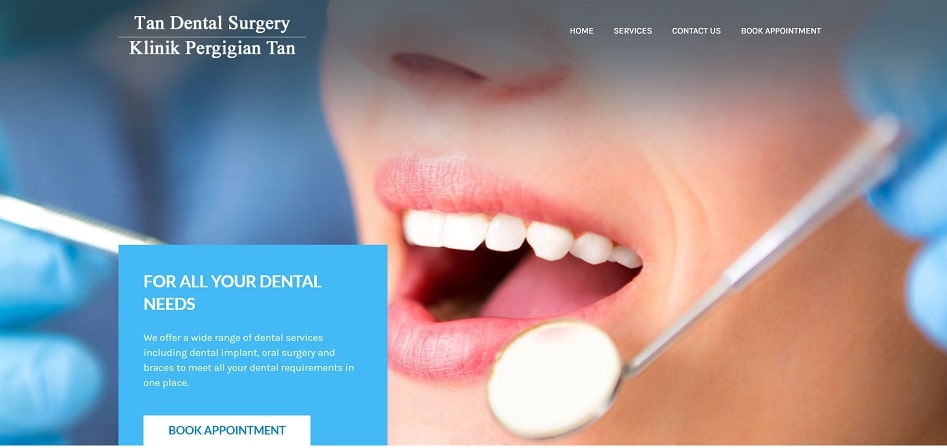Tan Dental Surgery Klang's homepage