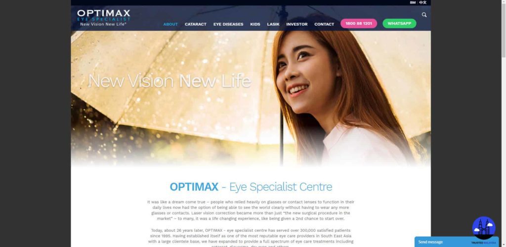 OPTIMAX - Eye Specialist Centre's Homepage