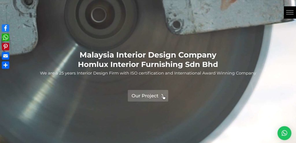 Homlux Interior Furnishing Sdn Bhd's Homepage
