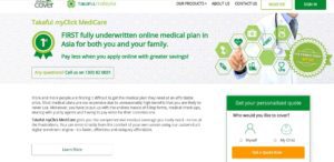Takaful myClick MediCare Medical Card's Homepage