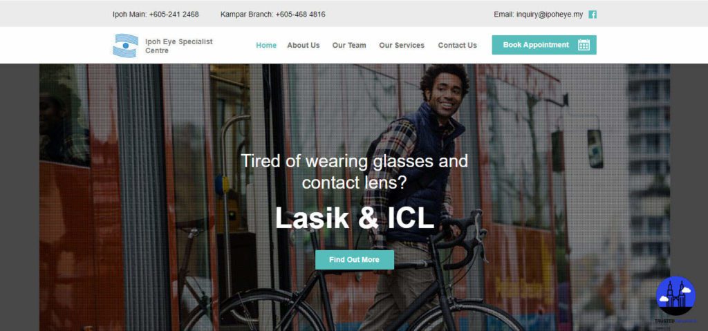 Ipoh Eye Specialist Centre's Homepage