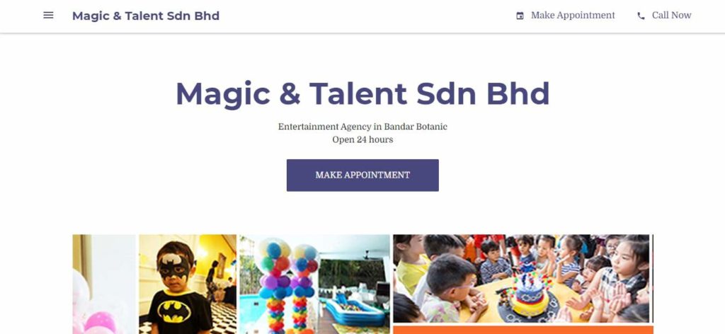 Magic & Talent Entertainment Sdn Bhd's Homepage