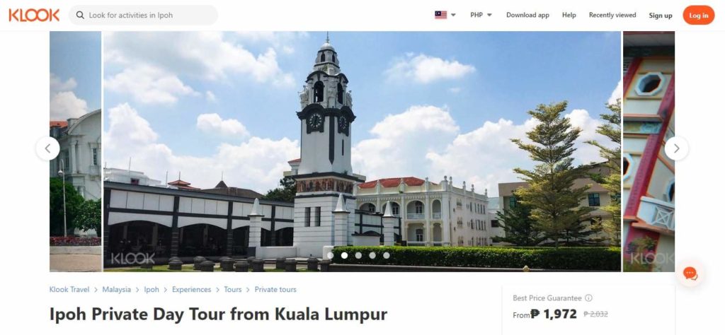 Ipoh Private Day Tour from Kuala Lumpur by Hovando Holidays' Homepage