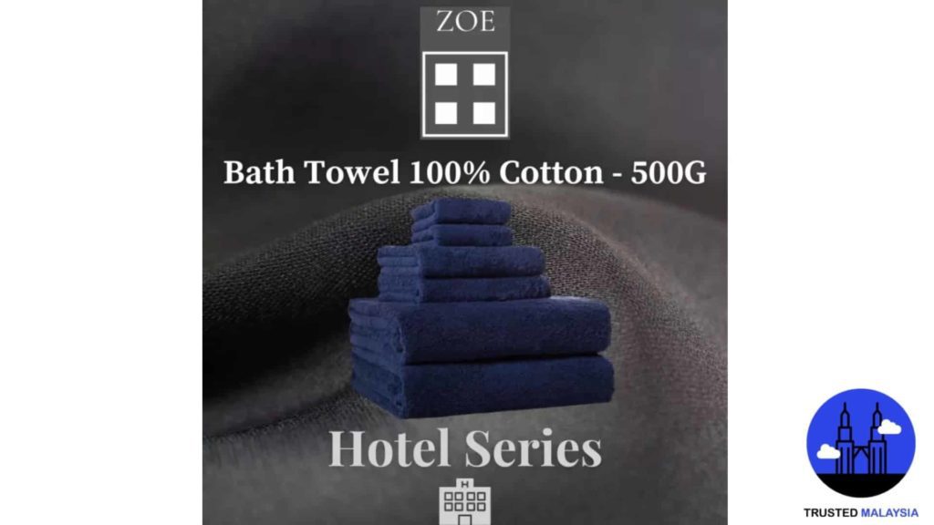 Zoe Home’s 100% Cotton Bath Towel