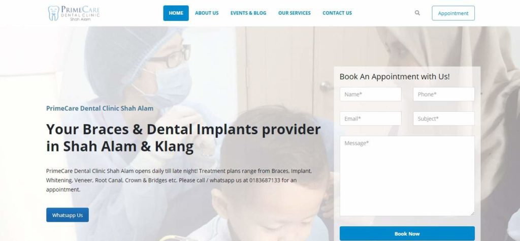 PrimeCare Dental Clinic Shah Alam's Homepage