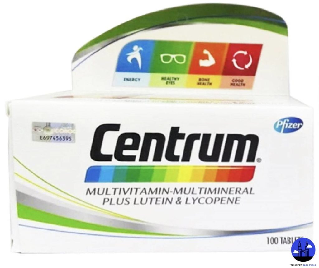 Centrum Multivitamins + Minerals (100 tablets)