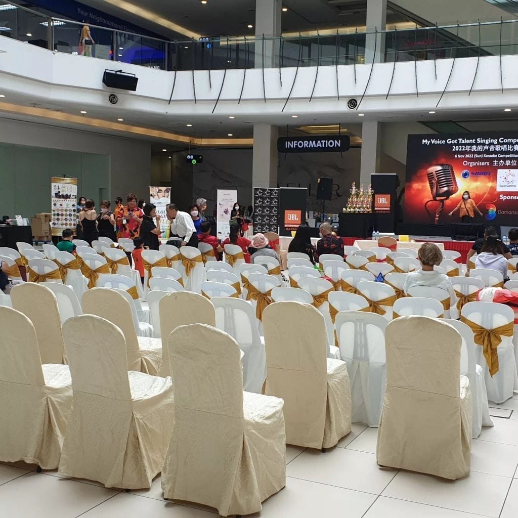 A singing competition organized by an event management company. Photo from Carat Comms Management Website.