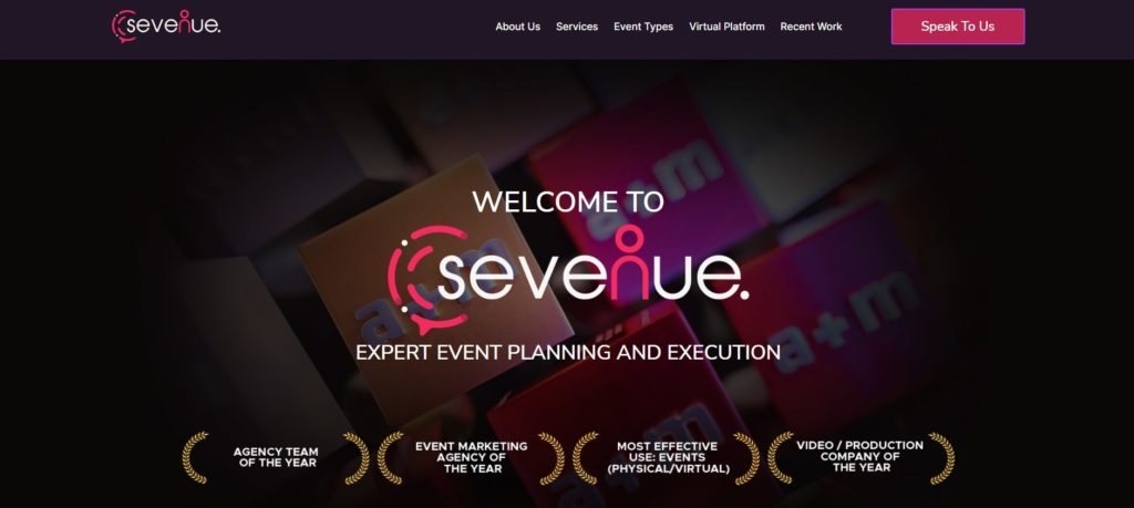 Sevenue Homepage