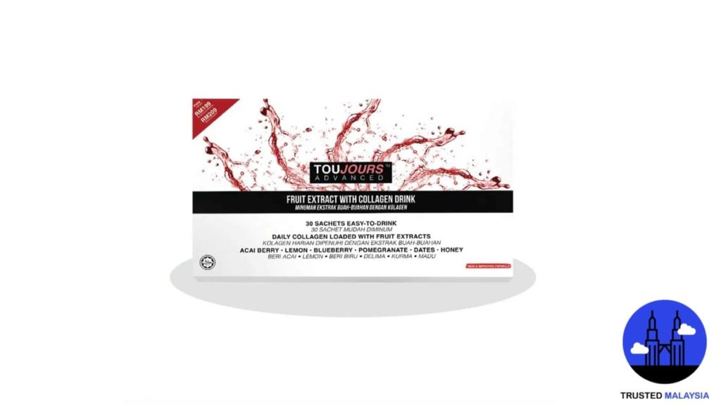 Toujours Advanced Fruit Extract and Collagen Drink