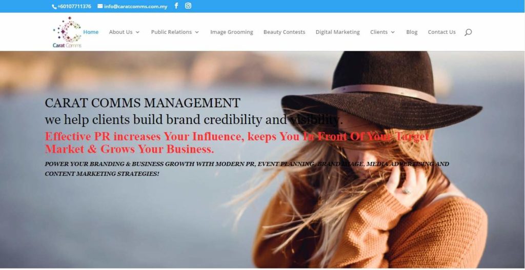 Carat Comms Management's Homepage