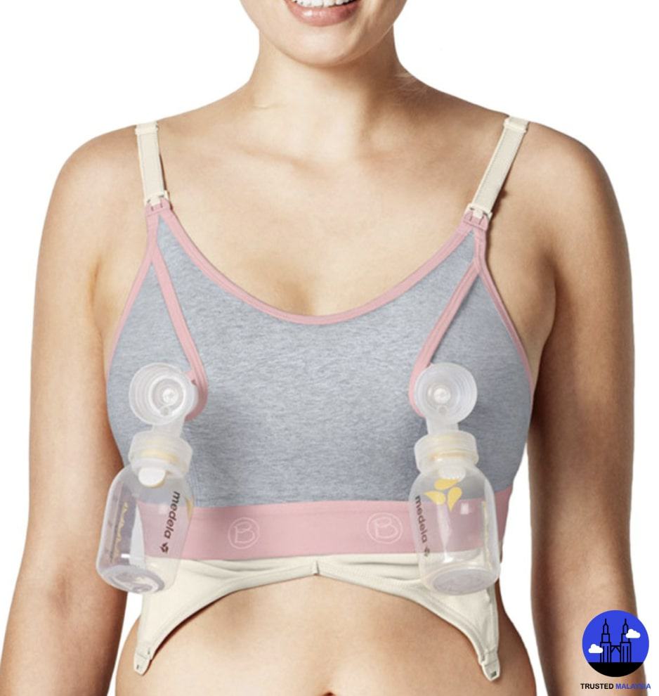 Bravado Clip-and-Pump Hands-Free Nursing Bra