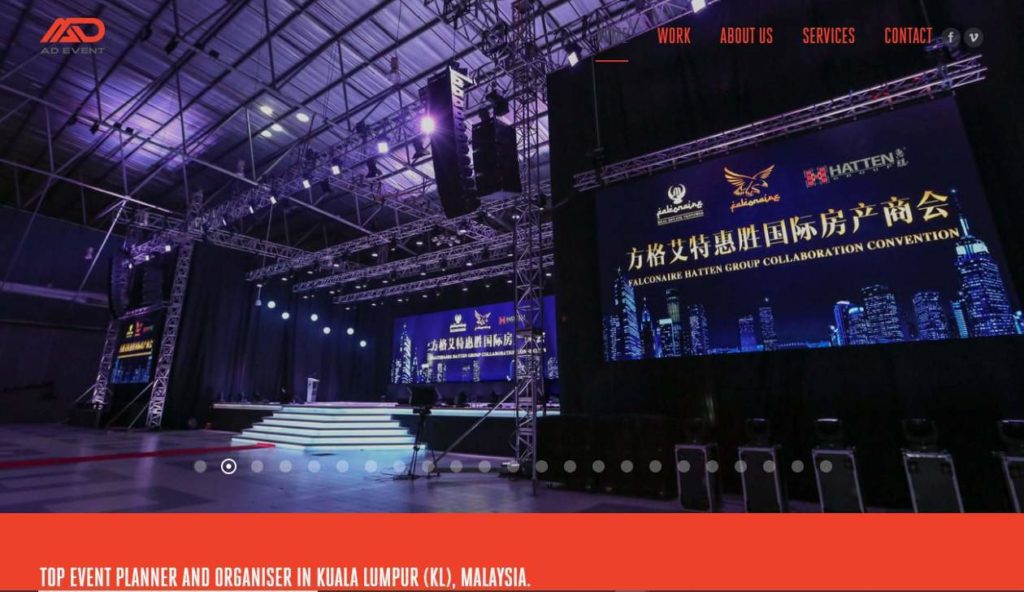 Ad Event Management (M) Sdn Bhd's Homepage