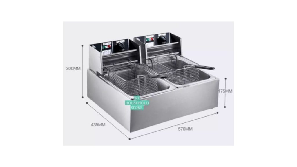 KT WARE Double Tank Gas Commercial Deep Fryer KT WARE Double Tank Gas Commercial Deep Fryer image 1