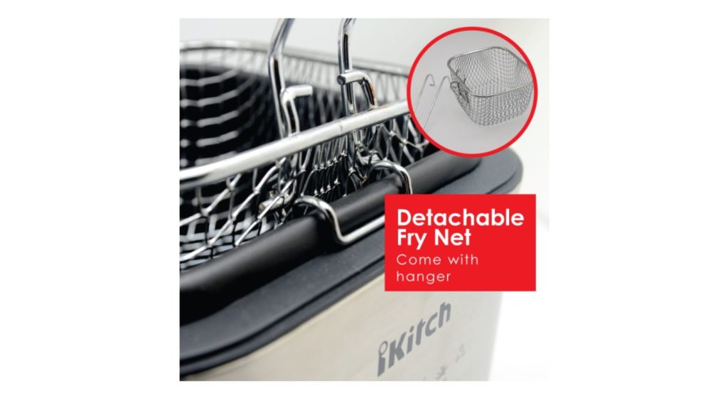 iKitch Mini Household Stainless Steel Deep Fryer iKitch Mini Household Stainless Steel Deep Fryer image 1
