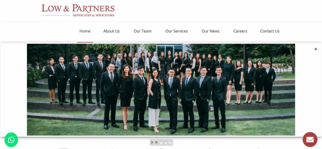 Low & Partners - Advocates & Solicitors' Homepage