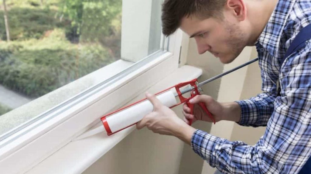 5. Recaulk windows and walls that are prone to leaks