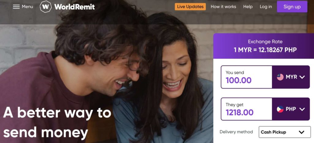 WorldRemit's Homepage