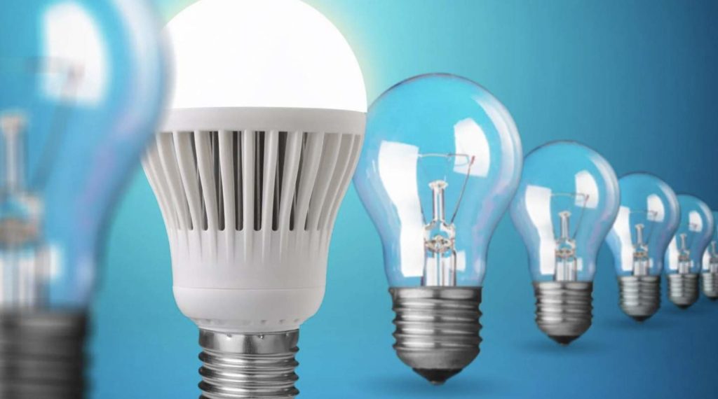 4. Brighten your home with LED bulbs