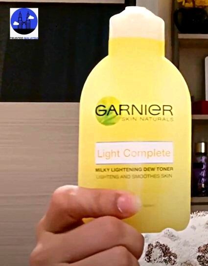 Garnier Light Complete Dew Toner_toner combination skin unboxing_trusted malaysia