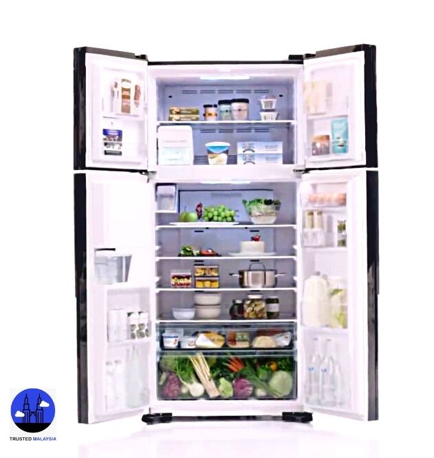 Hitachi French Door Fridge 586L (R-W720P7M)_fridges unboxing_trusted malaysia
