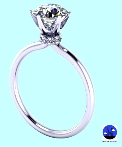 Lia 6 Prongs Engagement Ring_engagement ring unboxing_trusted malaysia