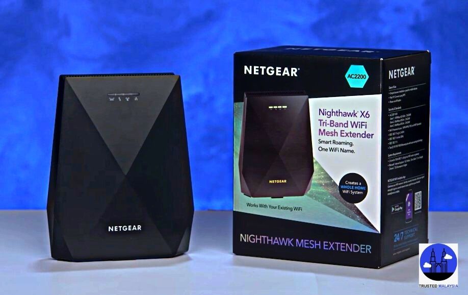 Netgear Nighthawk X6 Wi-Fi Mesh Range Extender_wifi extender unboxing_trusted malaysia
