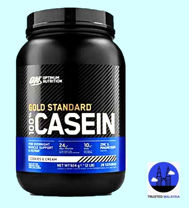 Optimum Nutrition Gold Standard 100% Casein_protein powder unboxing_trusted malaysia