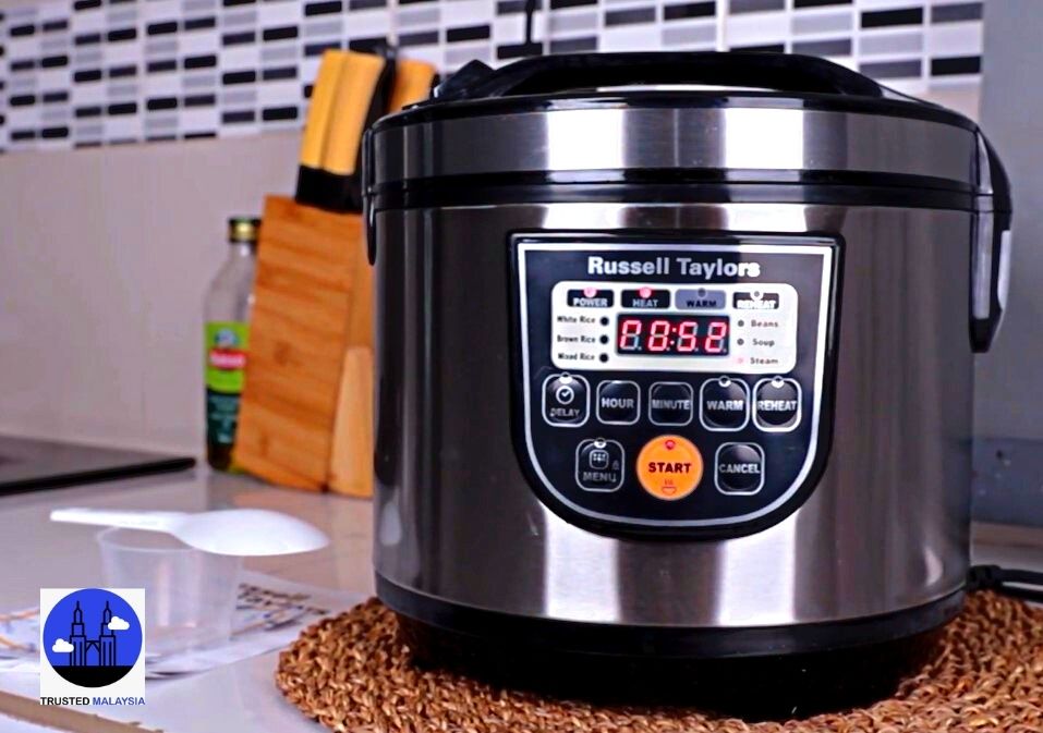 Russell Taylors Fuzzy Logic Smart Rice Cooker_rice cooker unboxing_trusted malaysia