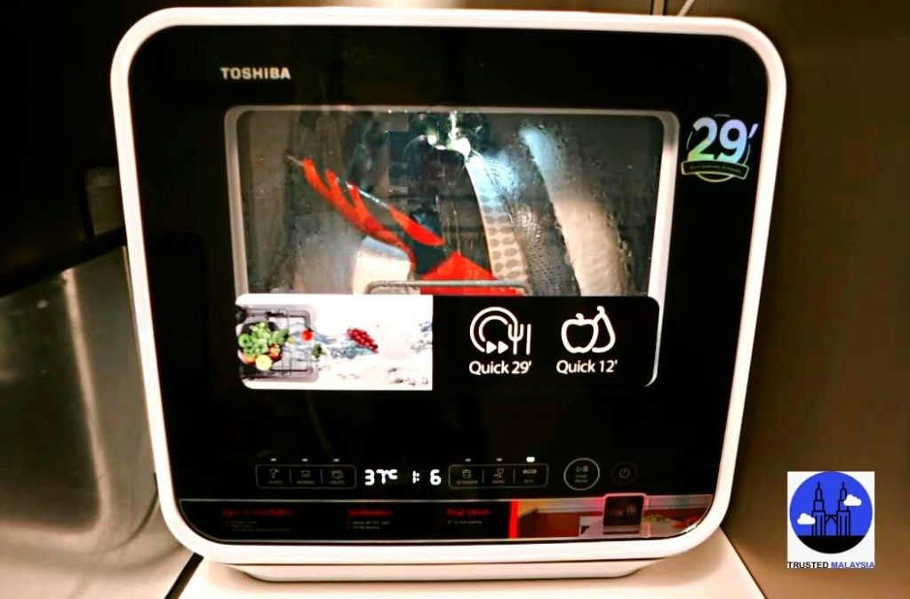 Toshiba DWS-22AMY (K) Mini Dishwasher_dishwasher unboxing_trusted malaysia