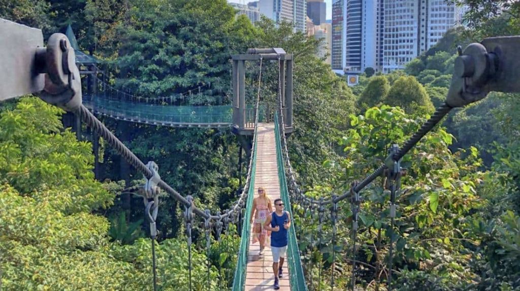 Go hiking with your partner in KL Forest Eco Park