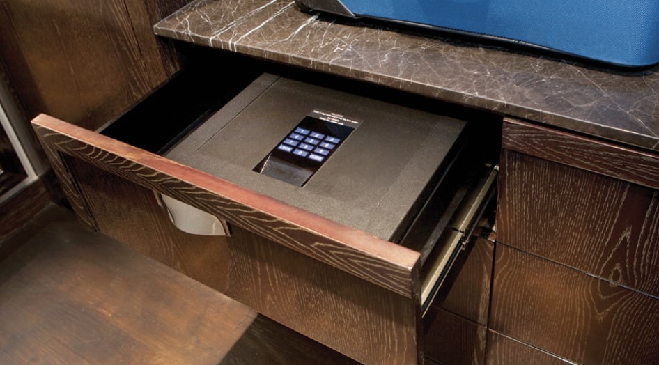 Keep valuable items in a safety box