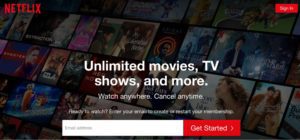 Netflix's Homepage