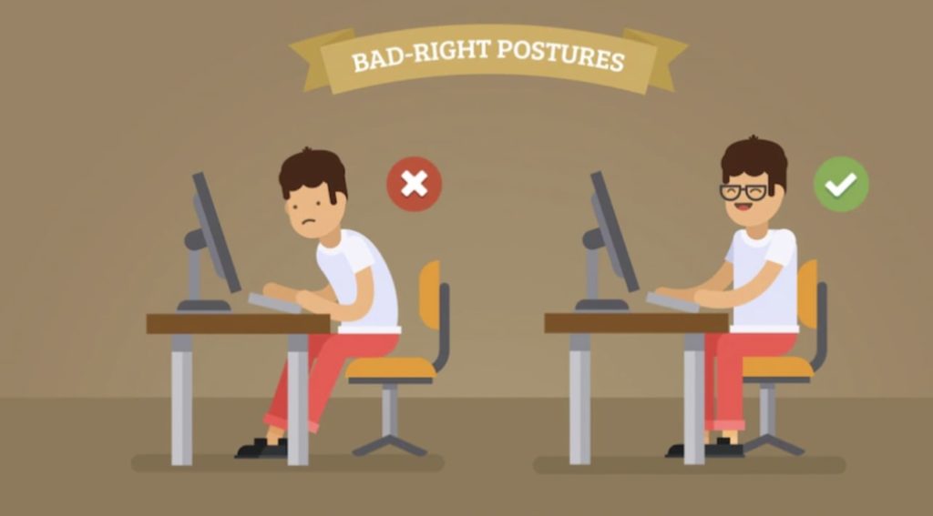 Practise correct posture