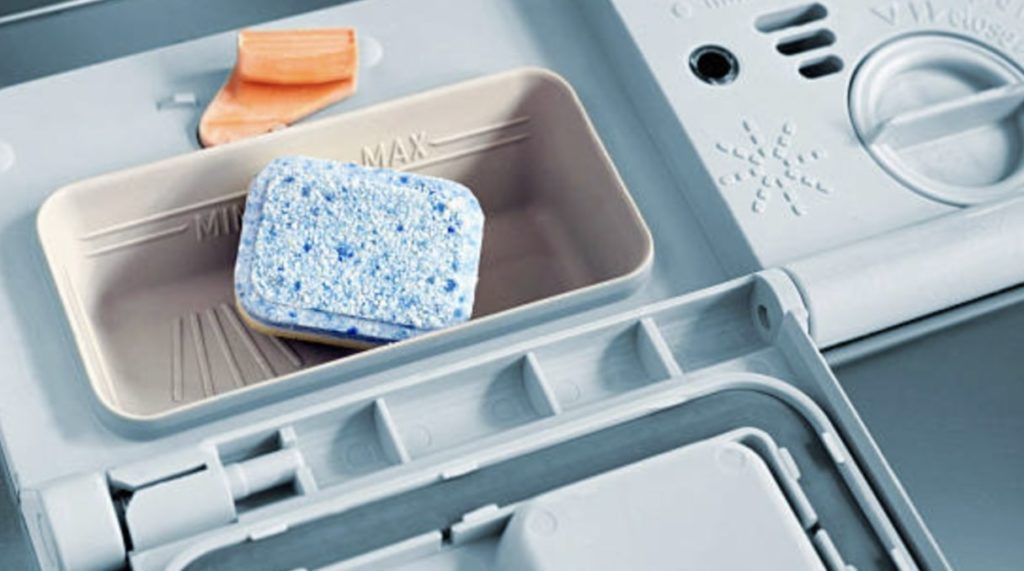 The dishwasher soap won’t go in