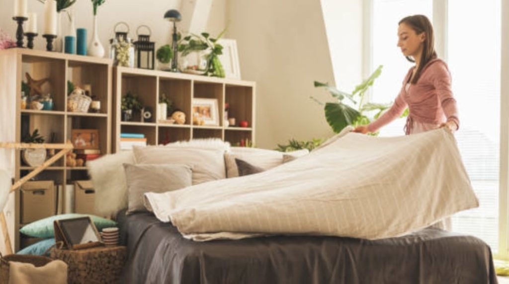 Clean up the bedroom regularly
