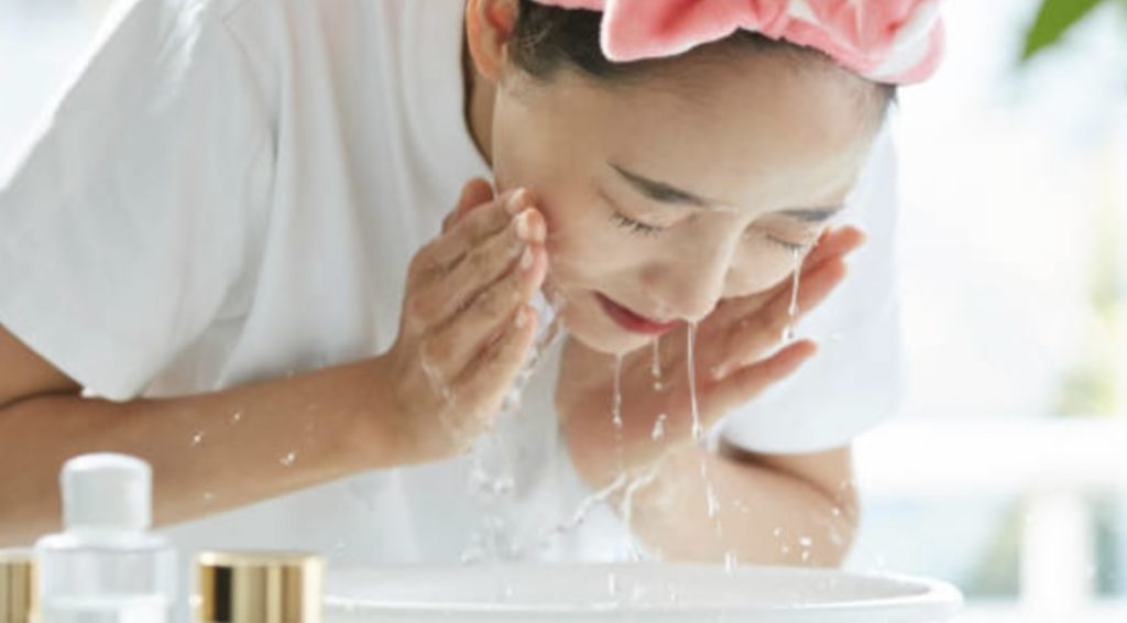 Wash your face twice daily