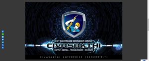 Civasakthi Electrical Services homepage