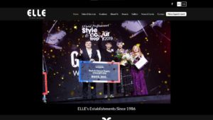 ELLE Hair Studio homepage