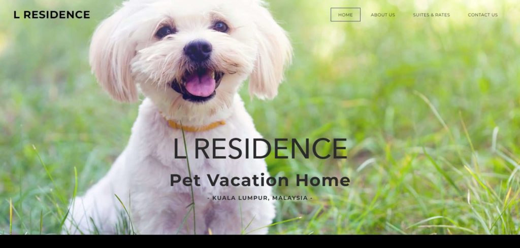 L Residence homepage