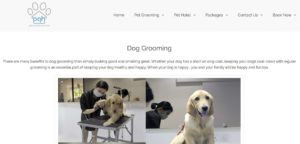 Pets Grooming Hotel homepage