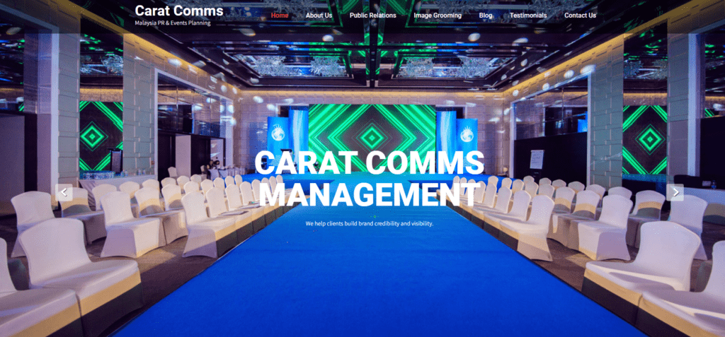 Carat Comms Banner